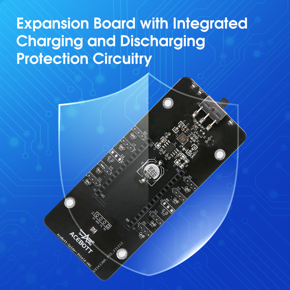 ACEBOTT Quadruped Bionic Spider Robot Starter Kit For ESP8266 inventr.io