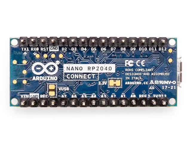 Arduino Nano RP2040 Connect with headers