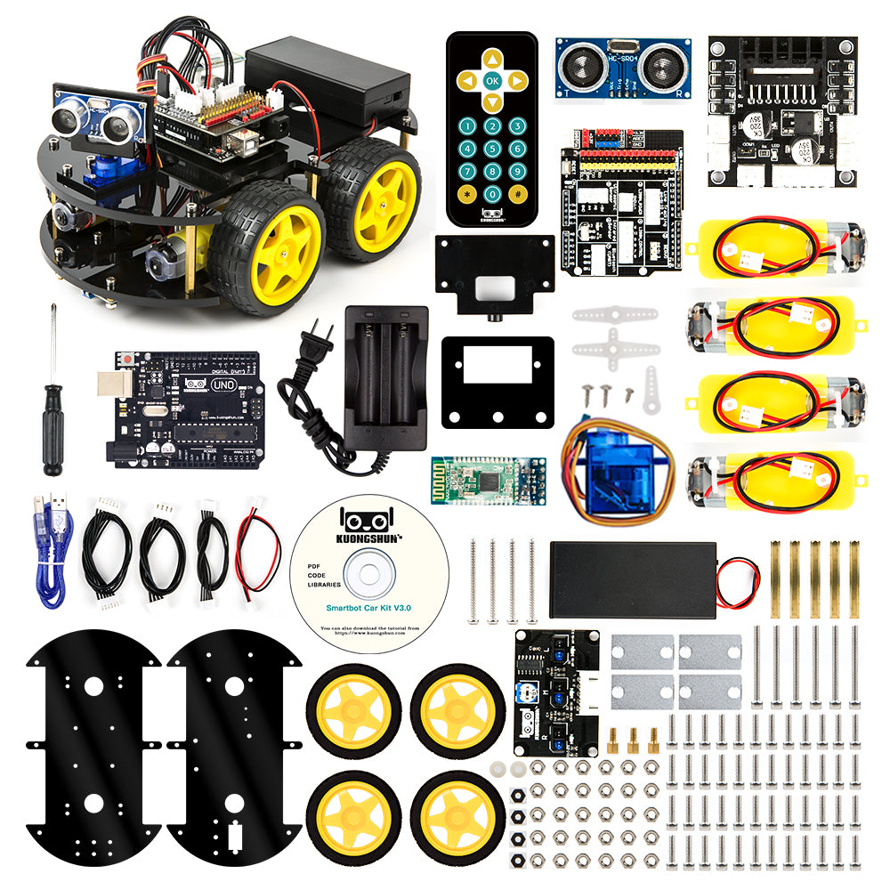 Smart Robot Car Kit (W/ FREE Uno Board)