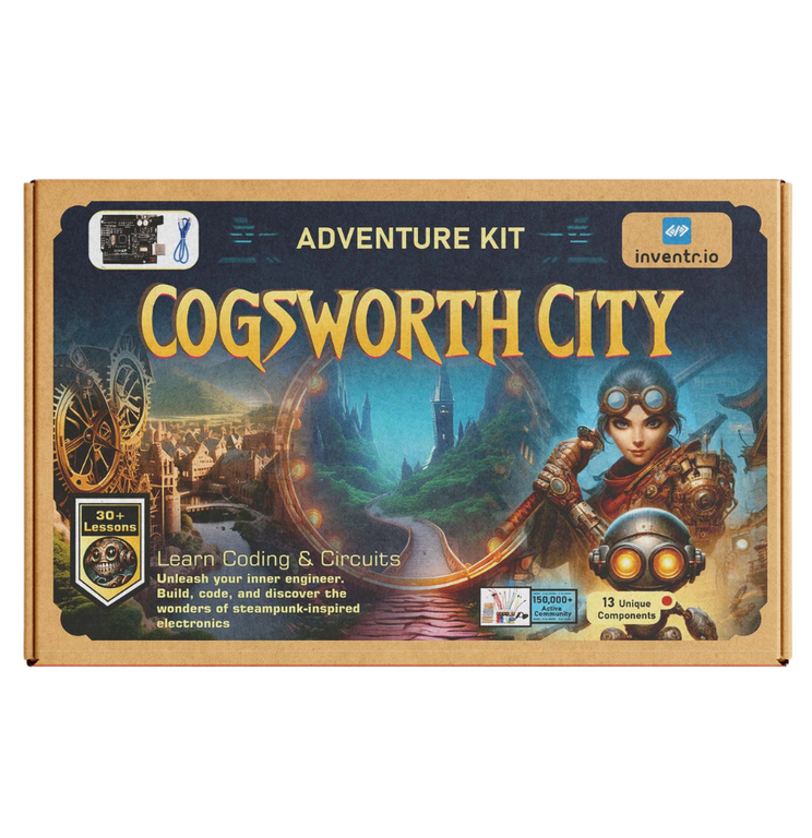 HERO Starter Kit (Adventure Kit - Cogsworth City) inventr.io