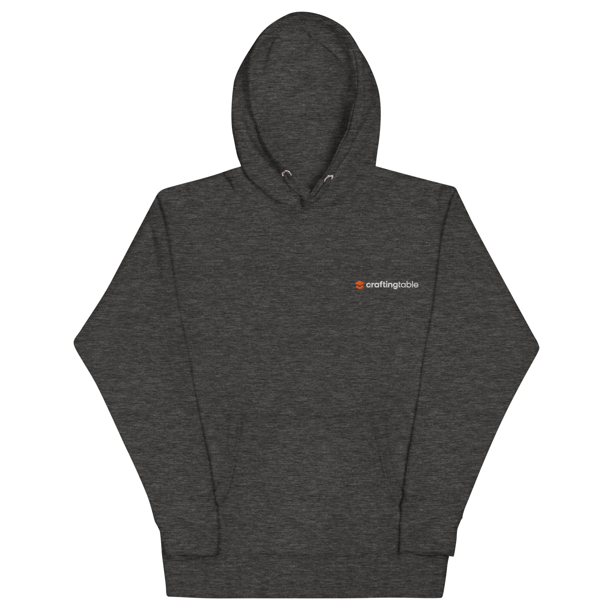 Premium Hoodie Charcoal Heather Front