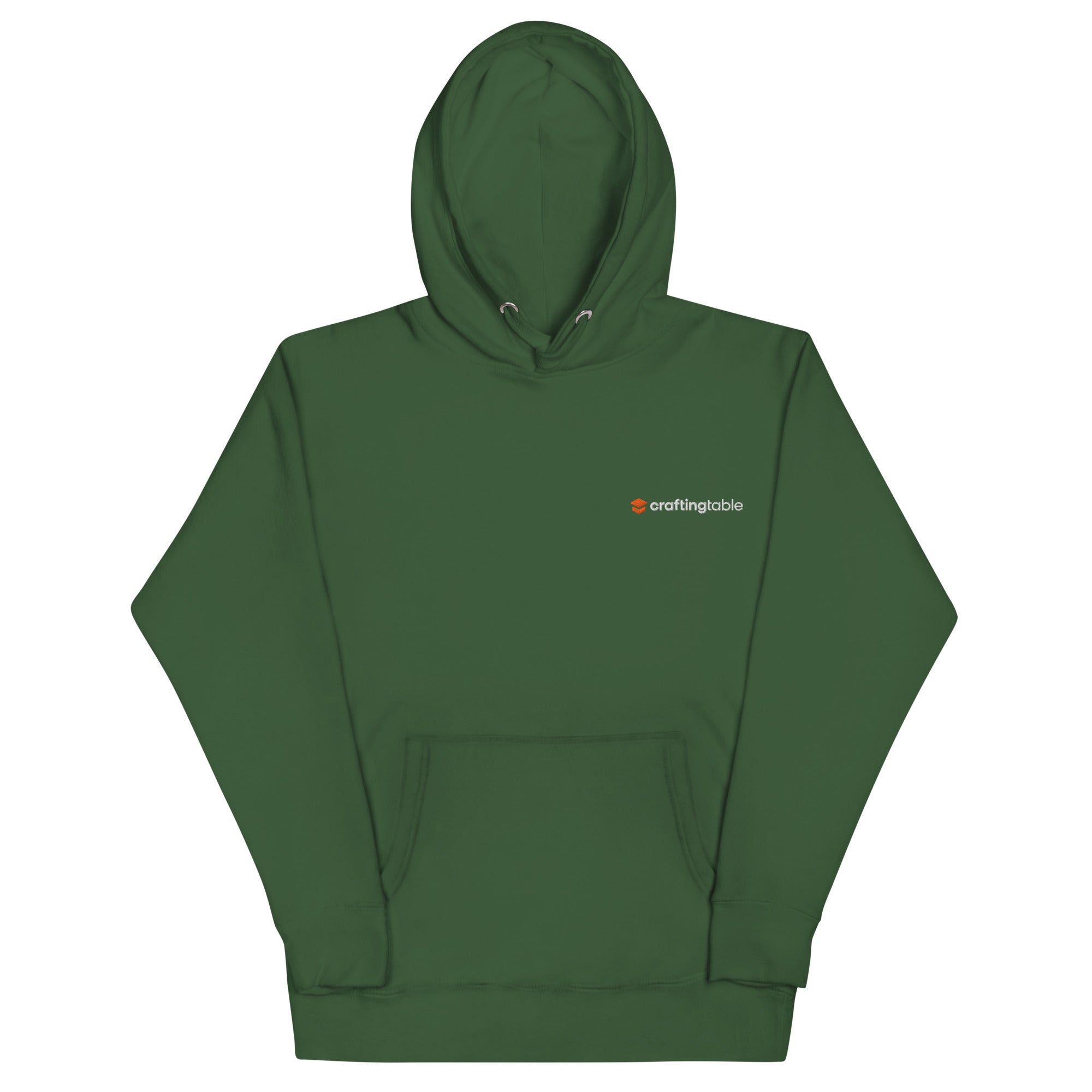 Premium Hoodie Forest Green Front